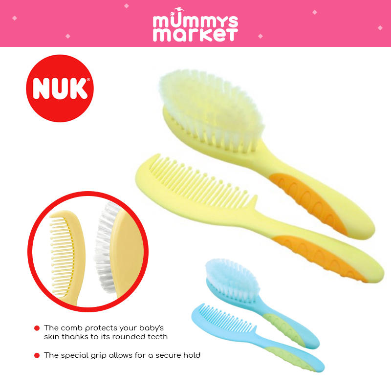 NUK Nukolino Comb & Brush Set (NU40256602)